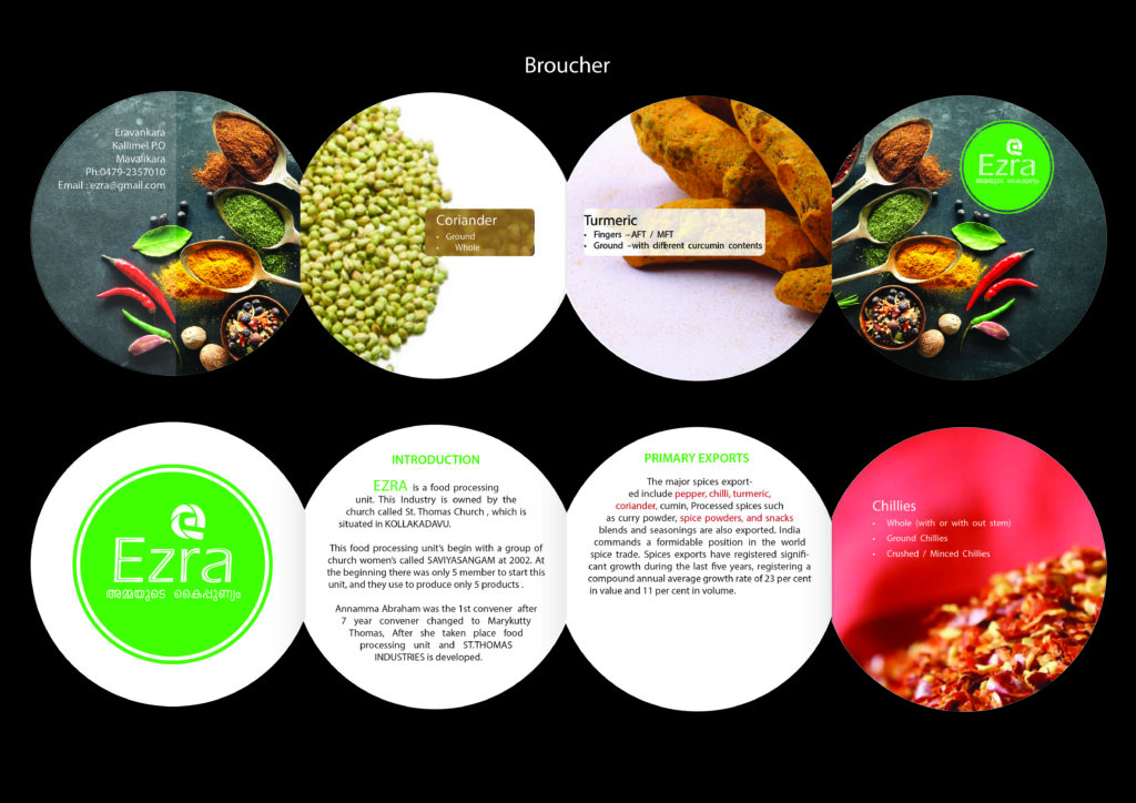 Custom brochure design by freelance graphic designer